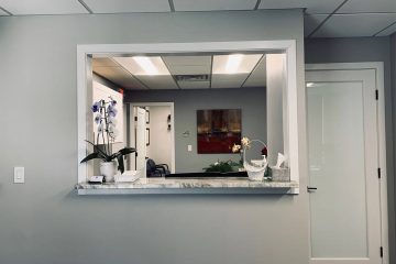 View Reception area of Family Dentistry of Central Connecticut